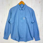 【Men's S ブルー系】 Ridge Mountain Gear ( リッジマウンテンギア ) メリノ ベーシック ロングスリーブ シャツ Merino Basic Long Sleeve Shirt Glacier Blue z00058938 Glacie