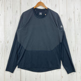 【Men's L ブラック系】 7Mesh ( セブンメッシュ ) コンパウンド シャツ COMPOUND SHIRT ポリエステル ウェア トップス インナー シャツ ロングスリーブTシャツ クルーネック 化繊 z00059044  化繊 ロングスリーブTシャツ