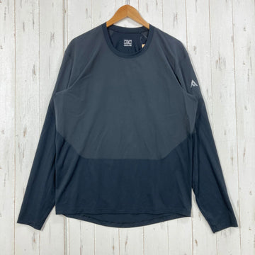 【Men's L ブラック系】 7Mesh ( セブンメッシュ ) コンパウンド シャツ COMPOUND SHIRT ポリエステル ウェア トップス インナー シャツ ロングスリーブTシャツ クルーネック 化繊 z00059044  化繊 ロングスリーブTシャツ