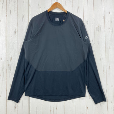 【Men's L ブラック系】 7Mesh ( セブンメッシュ ) コンパウンド シャツ COMPOUND SHIRT ポリエステル ウェア トップス インナー シャツ ロングスリーブTシャツ クルーネック 化繊 z00059044  化繊 ロングスリーブTシャツ
