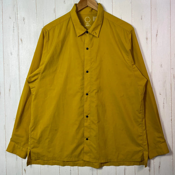 【Unisex L イエロー系】 Yamatomichi ( 山と道 ) ユーエル シャツ UL Shirt マスタード ポリエステル ウェア トップス インナー シャツ ロングスリーブシャツ 化繊 z00054488 マスタード 化繊 ロングスリーブシャツ インナー