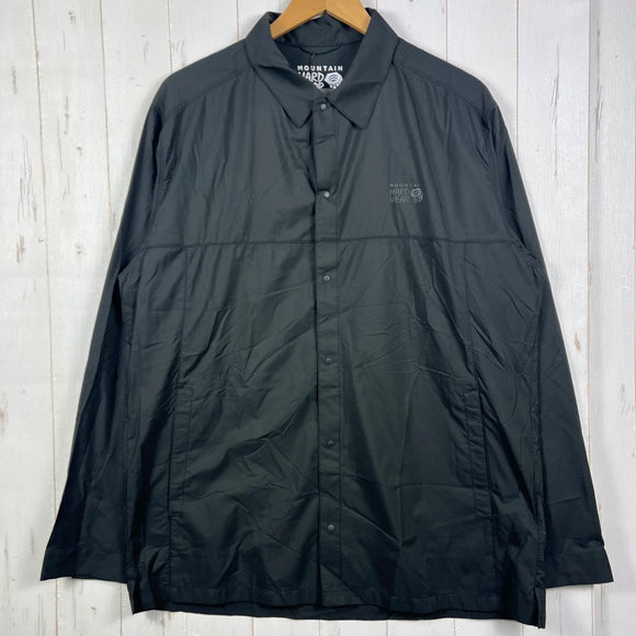 【Unisex XL ブラック系】 Mountain Hardwear ( マウンテンハードウェア ) コア エアシェル シャツ ジャケット Kor AirShell Shirt Jacket OE0400 006 z00056048 006 化繊 ロングスリーブシャツ