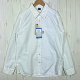 【Men's M ホワイト系】 Montbell ( モンベル ) WIC.ドライタッチ ロングスリーブシャツ ポリエステル ウェア トップス インナー シャツ ロングスリーブTシャツ クルーネック 化繊 z00056261  化繊 ロングスリーブTシャツ クルーネ