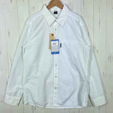 【Men's M ホワイト系】 Montbell ( モンベル ) WIC.ドライタッチ ロングスリーブシャツ ポリエステル ウェア トップス インナー シャツ ロングスリーブTシャツ クルーネック 化繊 z00056261  化繊 ロングスリーブTシャツ クルーネ