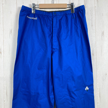 【Men's XL ブルー系】 Montbell ( モンベル ) ストームクルーザー パンツ Men's Storm Cruiser Pants Men's GORE-TEX 3レイヤー C-ニット ロングサイドジッパー ナイロン ウェア ボトムス ロングパンツ