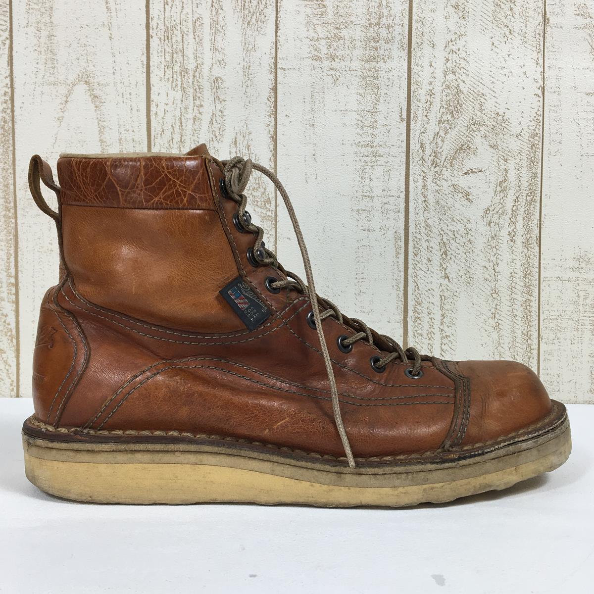 【男士 25.0 厘米棕色】Danner Stanfield 皮革工作靴 Vibram 鞋底停产型号很难找到 4101 男士工作靴鞋类