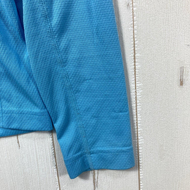 [Men's XS Blue] Mammut Performance Dry Zip Longsleeve - Polyester Wear Top Inner Shirt Long Sleeve Shirt Synthetic z000572