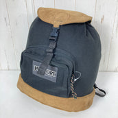 【Unisex OneSize ブラック系】 1991 Jansport ( ジャンスポーツ ) スエードレザー×コーデュラナイロン ビンテージ フラップ デイパック 生産終了モデル 入手困難 アメリカ製 バッグ ストレージ バックパック デイパック 容量【～29L】 z0005