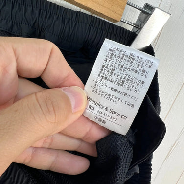 中性款 2 黑色：Mannenrou Nylon Harvest Trainer、尼龙裤、长裤、防风衣（z00053710）。