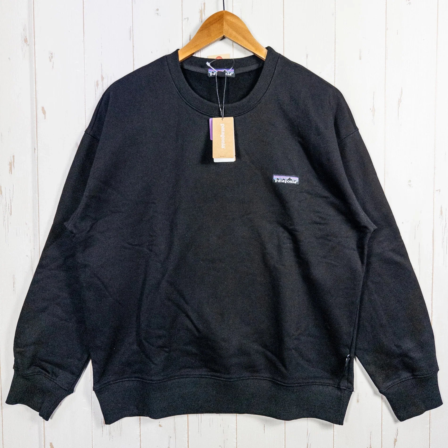 【Men's S ブラック系】 2019 Patagonia ( パタゴニア ) P-6ミッション・オーガニック・Tシャツ P-6 Mission Organic T-Shirt オーガニックコットン ウェア トップス インナー シャツ ロングスリーブTシャツ コッ - 【公式】2ndGEAR（セカンドギア）Webショップ【登山用品・アウトドア用品専門 買取販売店】