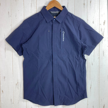 【Unisex S ネイビー系】 Teton Bros ( ティートンブロス ) ラン シャツ Run Shirt ナイロン ウェア トップス インナー シャツ ショートスリーブシャツ 化繊 z00056738  化繊 ショートスリーブシャツ インナー シャツ トップ