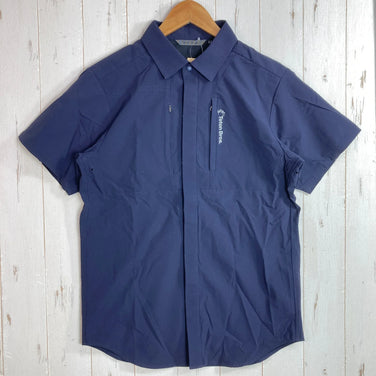 【Unisex S ネイビー系】 Teton Bros ( ティートンブロス ) ラン シャツ Run Shirt ナイロン ウェア トップス インナー シャツ ショートスリーブシャツ 化繊 z00056738  化繊 ショートスリーブシャツ インナー シャツ トップ