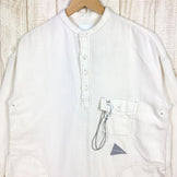 【Unisex XS アイボリー系】And Wander ( アンドワンダー ) サーモライト ネル チュニック Thermolite Nel Tunic フランネル シャツ 574-0283101 Unisex コットン ロングスリーブシャツ インナー シャツ トップス ウェア - 【公式】2ndGEAR（セカンドギア）Webショップ【登山用品・アウトドア用品専門 買取販売店】