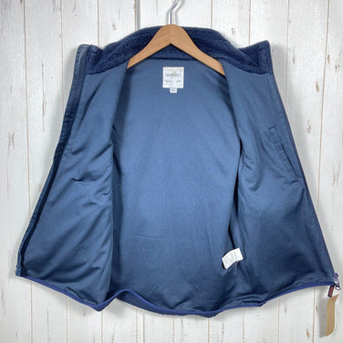 Men's Small Navy Gramicci Double Navy Boa Fleece Vest, Polyester, Z00054017.