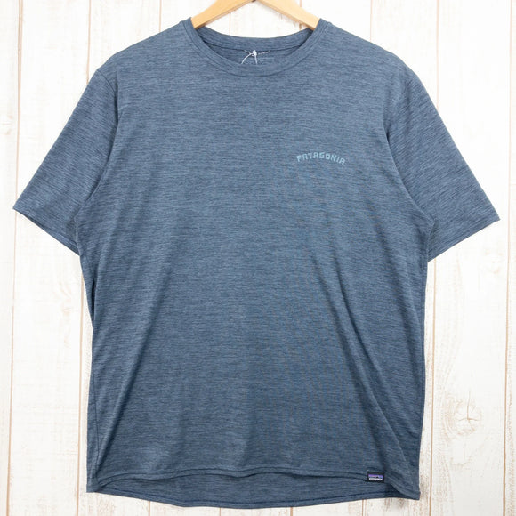 【Men's M ネイビー系】 Patagonia ( パタゴニア ) キャプリーン クール デイリー グラフィック ティー PMSX ポリエステル ウェア トップス インナー シャツ ショートスリーブTシャツ クルーネック 化繊 z00050212 PMSX 化繊 - 【公式】2ndGEAR（セカンドギア）Webショップ【登山用品・アウトドア用品専門 買取販売店】