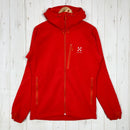 【Men's S レッド系】 Haglofs ( ホグロフス ) ゲッコー フード Gecko Hood ナイロン ウェア トップス アウター ジャケット ソフトシェル z00060381  ソフトシェル アウター ジャケット トップス ウェア-1