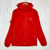 【Men's S レッド系】 Haglofs ( ホグロフス ) ゲッコー フード Gecko Hood ナイロン ウェア トップス アウター ジャケット ソフトシェル z00060381  ソフトシェル アウター ジャケット トップス ウェア