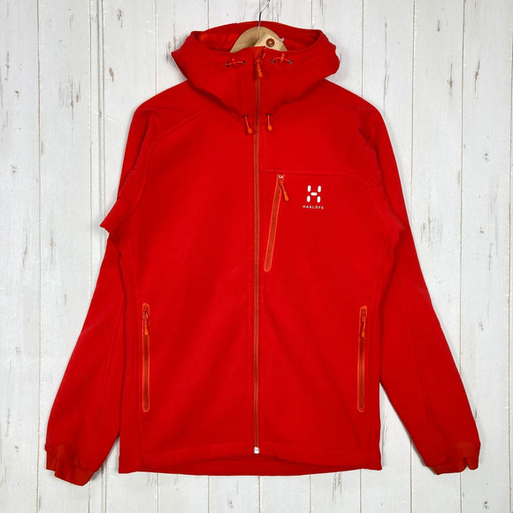 【Men's S レッド系】 Haglofs ( ホグロフス ) ゲッコー フード Gecko Hood ナイロン ウェア トップス アウター ジャケット ソフトシェル z00060381  ソフトシェル アウター ジャケット トップス ウェア