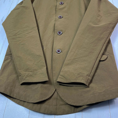 Unisex, Small, Brown, Axesquin Yamani Nobotta Kamoshirenai Light Blue Nylon Long Sleeve Shirt, Synthetic Fiber, z00053539