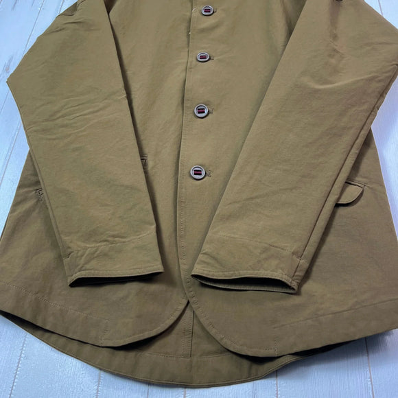 【Unisex S ブラウン系】 Axesquin ( アクシーズクイン ) ヤマニ ノボッタ カモシレナイ Yamani Nobotta Kamoshirenai トビイロ ナイロン ウェア トップス インナー シャツ ロングスリーブシャツ 化繊 z00053539