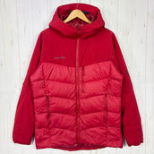 【Men's L レッド系】 Mammut ( マムート ) ライム プロ インサレーション ハイブリッド フーデッド ジャケット Rime Pro IN Hybrid Hooded Jacket ダウン ウェア トップス アウター ジャケット ダウンインサレーシ