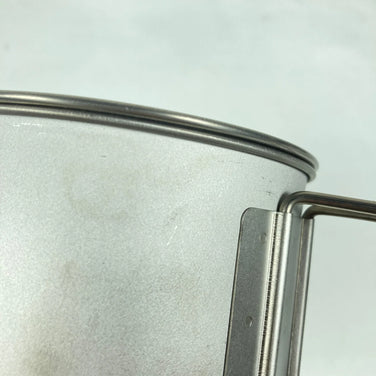 One Size Silver MSR Titanium Kettle 850ml (Discontinued Model, Hard to Find) Titanium Cookware Kettle (z00054250)