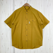 【Men's L イエロー系】 Ridge Mountain Gear ( リッジマウンテンギア ) ベーシック ロングスリーブ シャツ Basic Short Sleeve Shirt Rustic Mustard ポリエステル ウェア トップス インナー シャツ