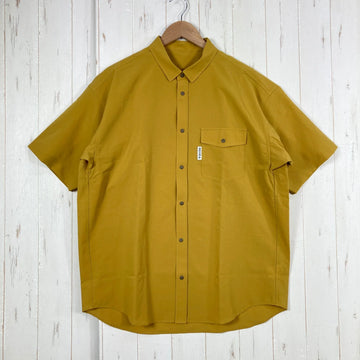 【Men's L イエロー系】 Ridge Mountain Gear ( リッジマウンテンギア ) ベーシック ロングスリーブ シャツ Basic Short Sleeve Shirt Rustic Mustard ポリエステル ウェア トップス インナー シャツ