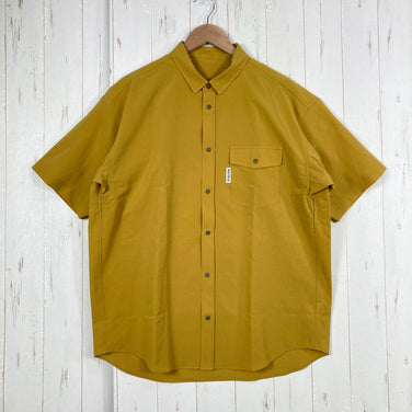【Men's L イエロー系】 Ridge Mountain Gear ( リッジマウンテンギア ) ベーシック ロングスリーブ シャツ Basic Short Sleeve Shirt Rustic Mustard ポリエステル ウェア トップス インナー シャツ