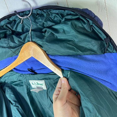 【Men's M-Regular ネイビー系】 1990s Llbean ( エルエルビーン ) カタディン プリマロフト パファー ジャケット Katahdin Primaloft Puffer Jacket 旧タグ 生産終了モデル 入手困難 カタディンタグ 化繊ダウン ウェア