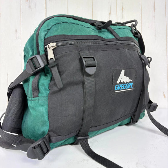 【OneSize グリーン系】 1996 Gregory ( グレゴリー ) ロードファニー Road Funny 14L 生産終了モデル 入手困難 青タグ 旧タグ コーデュラナイロン製 ナイロン バッグ ストレージ ウエストバッグ ヒップパック z00058144
