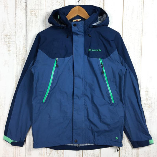 【Men's S ブルー系】 Columbia ( コロンビア ) ロックウッド レインスーツ | ジャケットのみ PM0089 Men's  レインシェル アウター ジャケット トップス ウェア