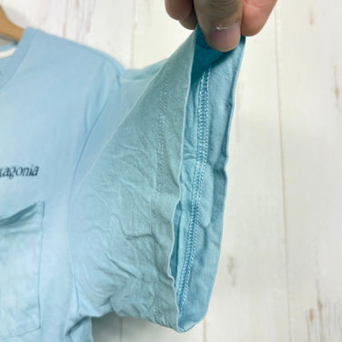 【Men's S ブルー系】 2020 Patagonia ( パタゴニア ) ロード トゥ リジェネレイティブ ポケット ティー Road to Regenerative Pocket Tee BSBL オーガニックコットン ウェア トップス インナー シャツ