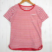 【Women's S アイボリー系】 The North Face ( ザ・ノースフェイス ) マキシフレッシュ ショートスリーブ ボーダー ポリエステル ウェア トップス インナー シャツ ショートスリーブTシャツ クルーネック コットン z00052016 コットン - 【公式】2ndGEAR（セカンドギア）Webショップ【登山用品・アウトドア用品専門 買取販売店】