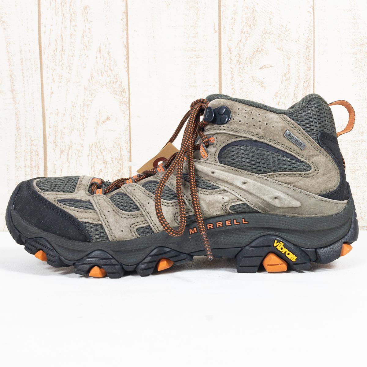 [男式 25.5 厘米绿色] Merrell Moab 3 合成中帮 Gore-Tex J035791 男士橄榄色徒步靴鞋类