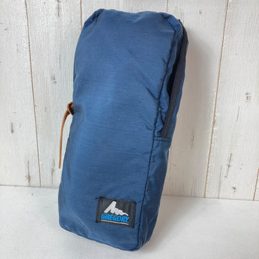 均码海军蓝 1990 年代 Gregory 单口袋海军蓝标签（旧标签）停产型号难以找到带外部袋的尼龙储物袋（z00053468）