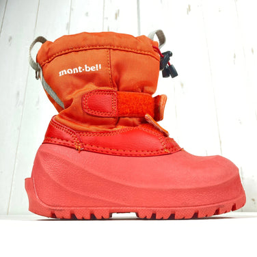 Montbell (Montbell) Kids' Powder Boots, Size 16.0cm, Orange (z00054025)