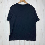 【Men's L ブラック系】 Elkex（エルケクス） メリノウール クルーネック ティー Merino Wool Crew Neck Tee メリノウール ウェア トップス インナー シャツ ショートスリーブTシャツ クルーネック ウール z00059317