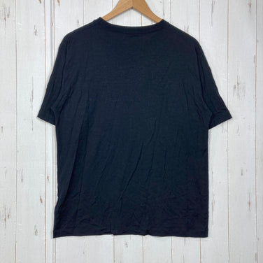 【Men's L ブラック系】 Elkex（エルケクス） メリノウール クルーネック ティー Merino Wool Crew Neck Tee メリノウール ウェア トップス インナー シャツ ショートスリーブTシャツ クルーネック ウール z00059317