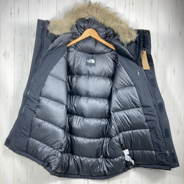 The North Face Antarctica Parka, Men's Size L, Black. Down-insulated outerwear jacket (z00053937).