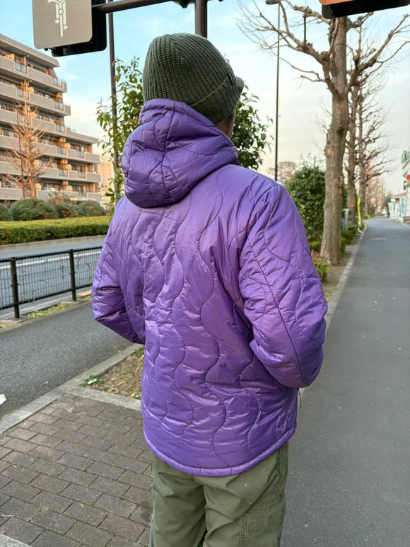 【Men's M グレー系】 Wildthings ( ワイルドシングス ) リバーシブル ビレイ ジャケット Reversible Belay Jacket WT24120SK PPL×GRY z00056188 PPL×GRY 化繊インサレーション アウター