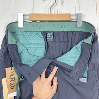 【Men's S グレー系】 Rab ( ラブ ) アグデン パンツ Agden Pants QFW-26 ANT z00058347 ANT ソフトシェル ロングパンツ ボトムス ウェア