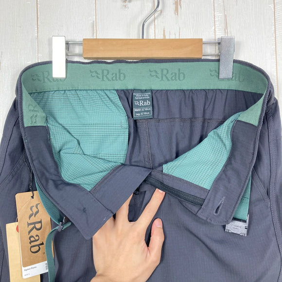【Men's S グレー系】 Rab ( ラブ ) アグデン パンツ Agden Pants QFW-26 ANT z00058347 ANT ソフトシェル ロングパンツ ボトムス ウェア