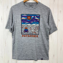 【Men's S グレー系】 2021 Patagonia ( パタゴニア ) キャプリーン クール デイリー グラフィック シャツ Capilene Cool Daily Graphic Shirt ポリエステル ウェア トップス インナー シャツ ショートスリ-1