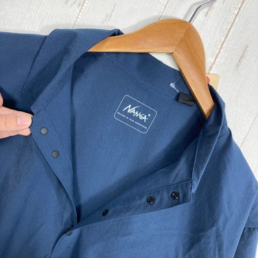 【Men's S ネイビー系】 Nanga ( ナンガ ) ドットエア コンフィー ポロシャツ DotAir COMFY POLO SHIRT ポリエステル ウェア トップス インナー シャツ ショートスリーブシャツ 化繊 z00059258  化繊 ショートスリー