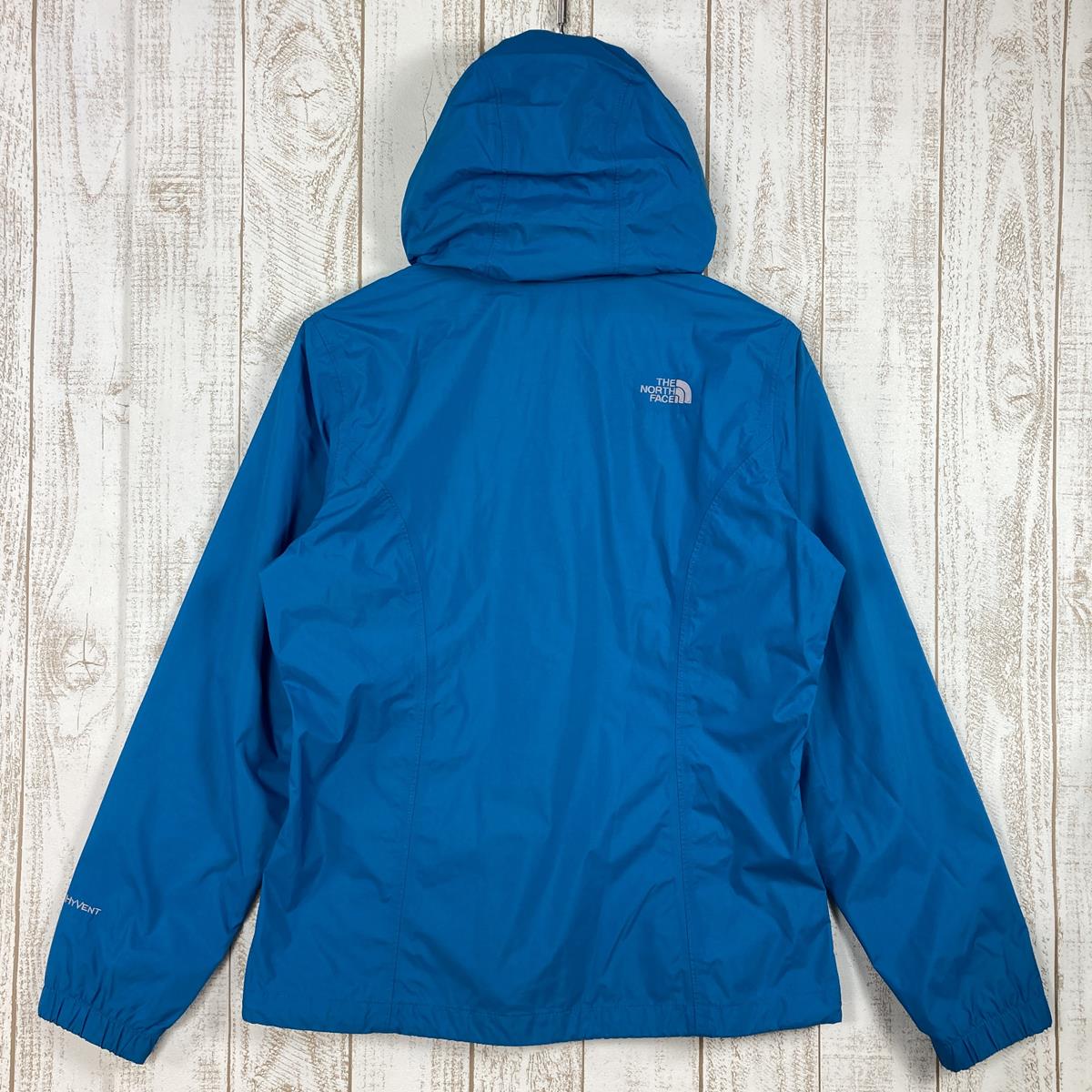 [女式 M 蓝色] The North Face Resolve 夹克雨衣 Hyvent2L 连帽衫 NPW01208 国际女式 Rain Shell Out