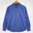 【Men's S ネイビー系】 Ridge Mountain Gear ( リッジマウンテンギア ) ベーシック ロングスリーブ シャツ Basic Long Sleeve Shirt インディゴブルー ポリエステル ウェア トップス インナー シャツ ロングスリー-1