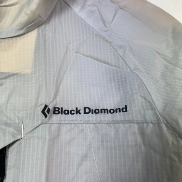 Men's Small Gray Black Diamond Distance Wind Shell Nylon Jacket/Outerwear (z00055412)