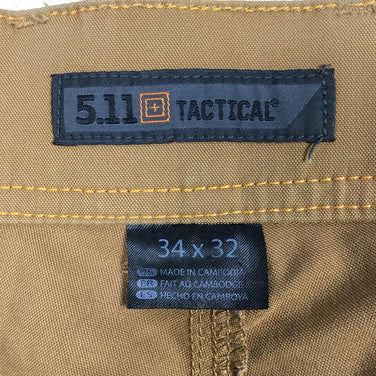 【Men's 34-32 ブラウン系】 5.11 Tactical ( ファイブイレブン タクティカル ) ストーンカッター パンツ Stonecutter Pant 74447 International Men's Brown Duck コットン ロングパンツ ボトムス - 【公式】2ndGEAR（セカンドギア）Webショップ【登山用品・アウトドア用品専門 買取販売店】