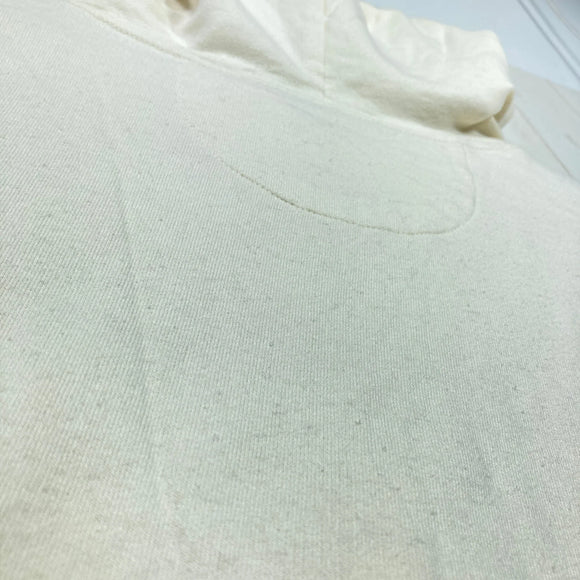 【Men's M アイボリー系】 2024 Patagonia ( パタゴニア ) ライトウェイト 73 テキスト ロゴ ワイルドライズ フーディ Lightweight '73 Text Logo Wildrise Fleece Hoody BCW オーガニックコッ
